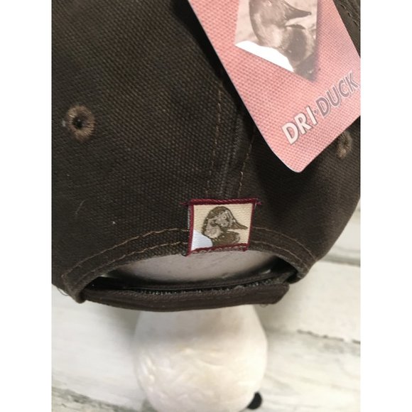 Dri-Duck Alexander Produce brown adjustable back ball cap NWT - Picture 3 of 5